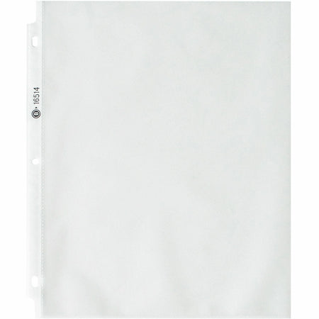 Business Source Nonglare Sheet Protectors - Letter Size 3.3 mil - 50/Box