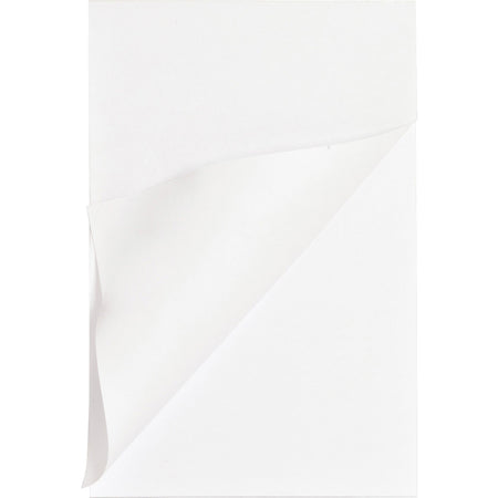 Business Source Plain Memo Pads - 100 Sheets - Glued - Unruled Front Ruling - 15 lb Basis Weight - 4’’ x 6’’ Sheet Size