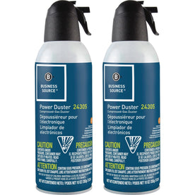 Business Source Power Duster: 10 oz Moisture-free Ozone-safe - Multi Pack - Electronics Cleaning Supplies