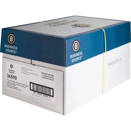 Business Source Premium Copy Paper: White 92 Brightness Ledger/Tabloid 11’’ x 17’’ 20 lb - Acid-free - 500 Sheets/Ream