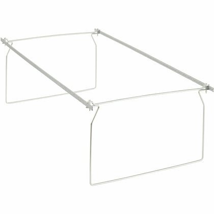 Business Source Premium Legal Metal File Folder Frames - Stainless Steel (6/Box) - Hanging Folders & Accessories