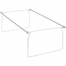Business Source Premium Legal Metal File Folder Frames - Stainless Steel (6/Box) - Hanging Folders & Accessories