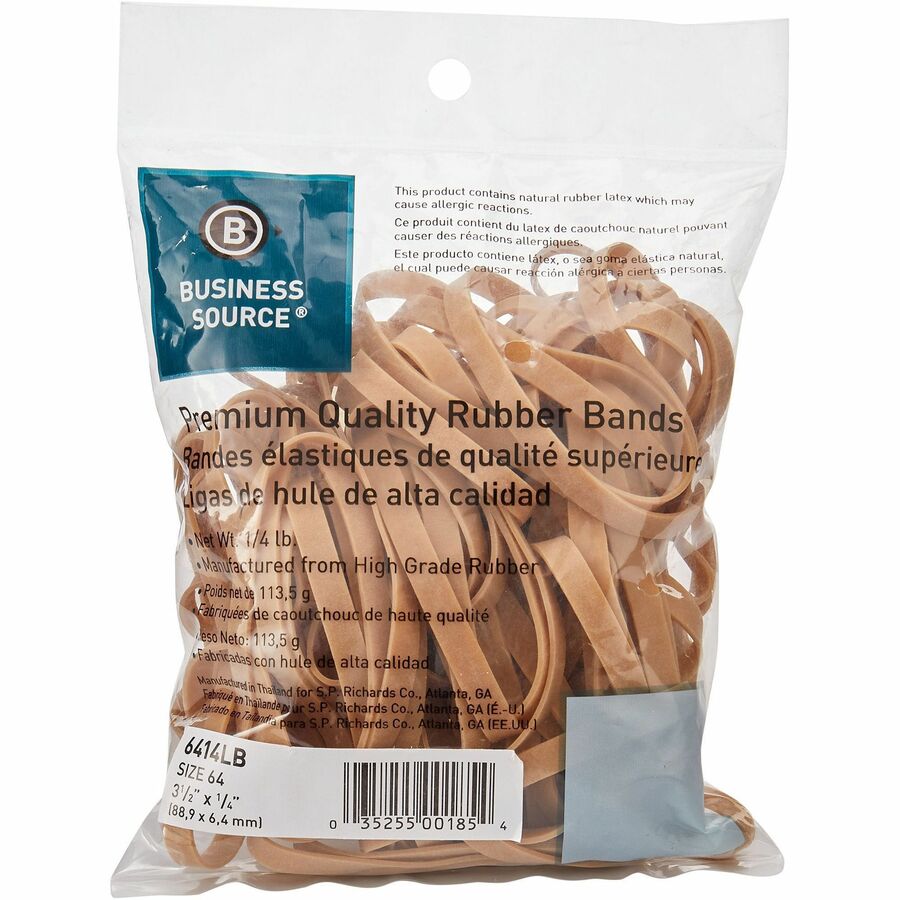 Business Source Premium Quality Rubber Bands - Front