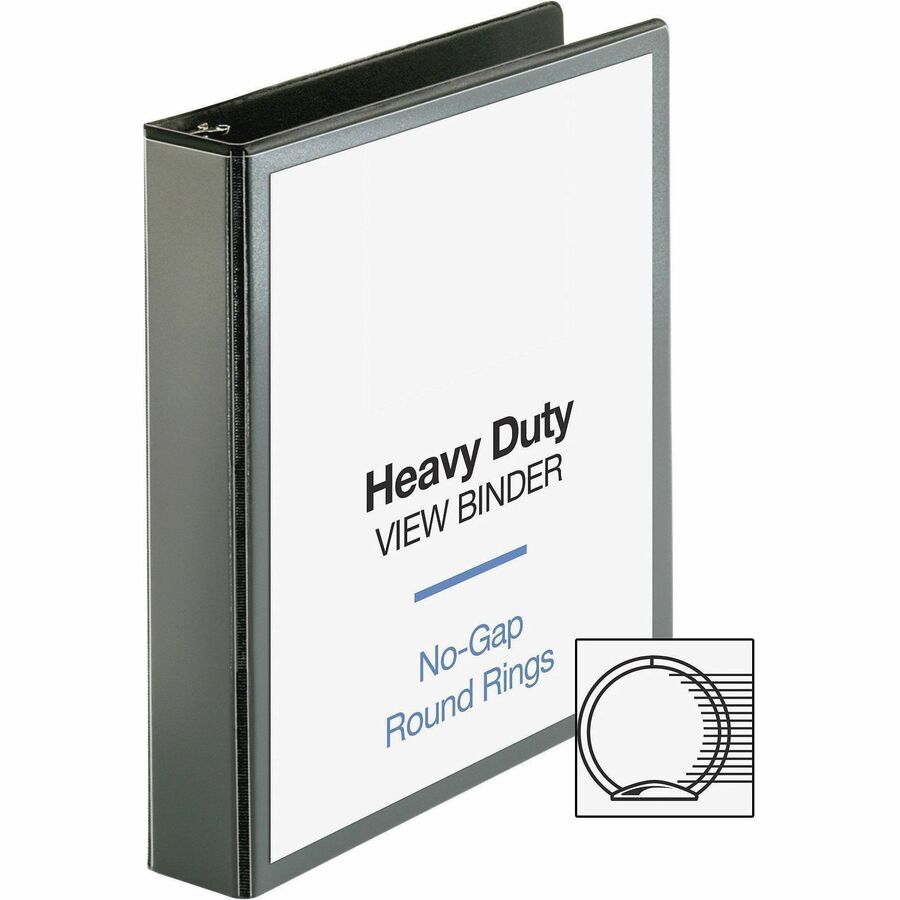 Business Source Premium Round Ring View Binder - Alternate-Image3