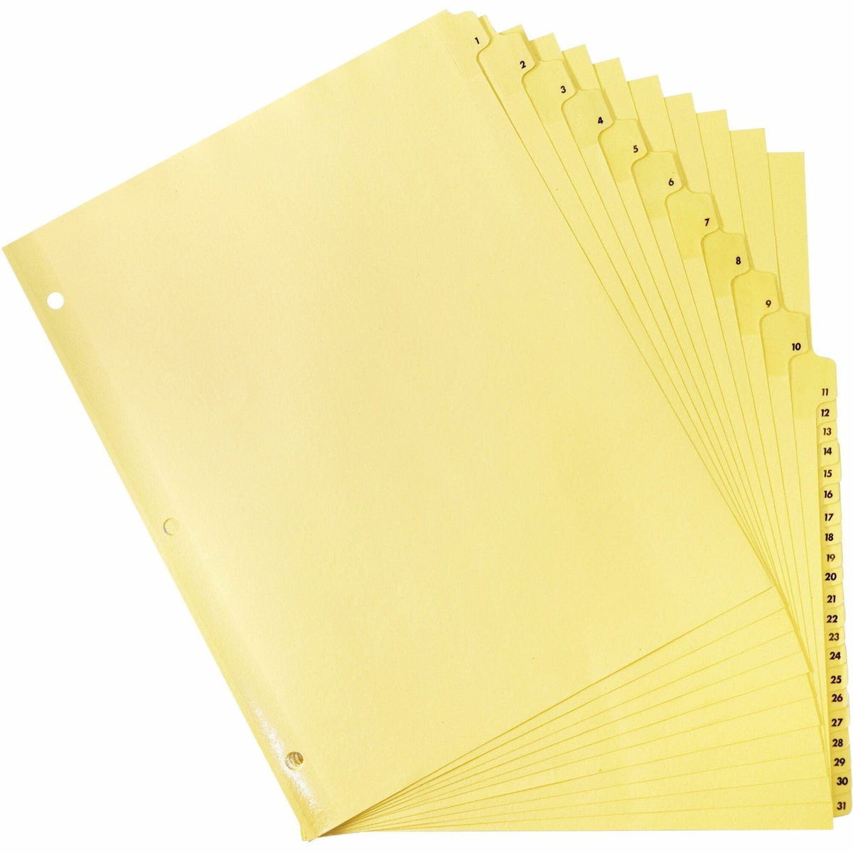 Business Source Preprinted 1-31 Tab Index Dividers - 2000