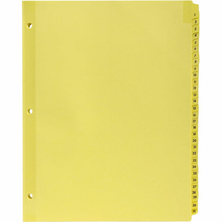 Business Source Preprinted 1-31 Tab Index Dividers - Front