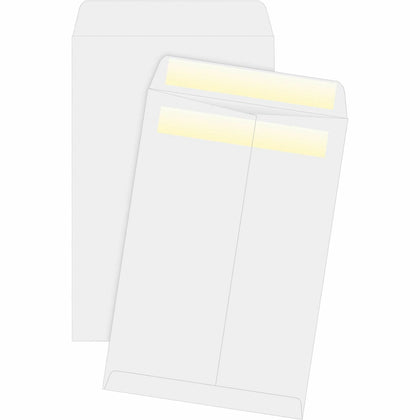 Business Source Press/Seal Catalog Envelopes - 6x9 - 28 lb - White - 100/Box - Large Format