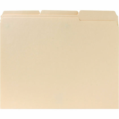 Business Source Recycled Classification Folders - Top Tab - 3/4’’ Expansion - File