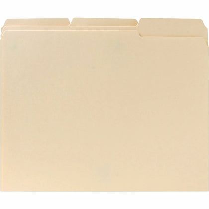 Business Source Recycled Classification Folders - Top Tab - 3/4’’ Expansion - File