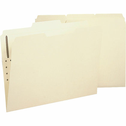 Business Source Recycled Fastener Folder - 1 - 2 Plys - 10% - Folders