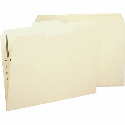 Business Source Recycled Fastener Folder - 1 - 2 Plys - 10% - Folders