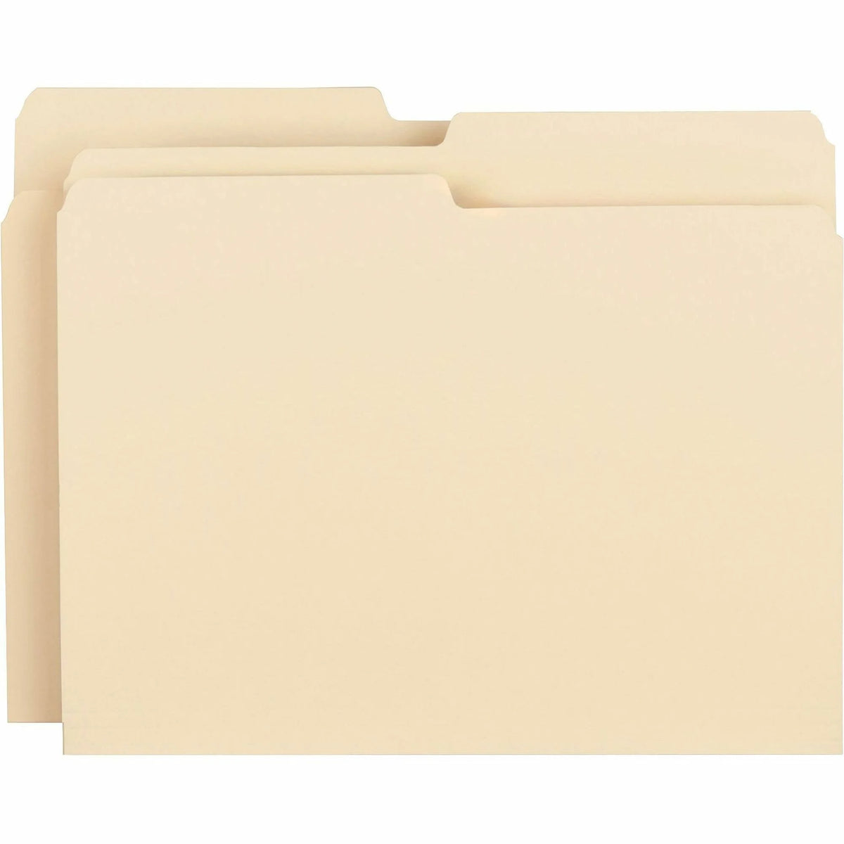 Business Source Recycled File Folders - Top Tab 8.5’’ x 11’’ 3/4’’ Expansion