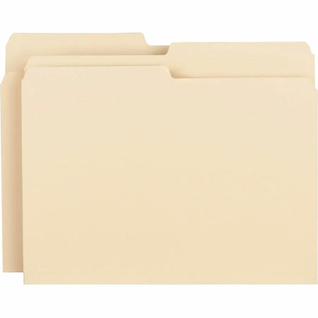 Business Source Recycled File Folders - Top Tab 8.5’’ x 11’’ 3/4’’ Expansion