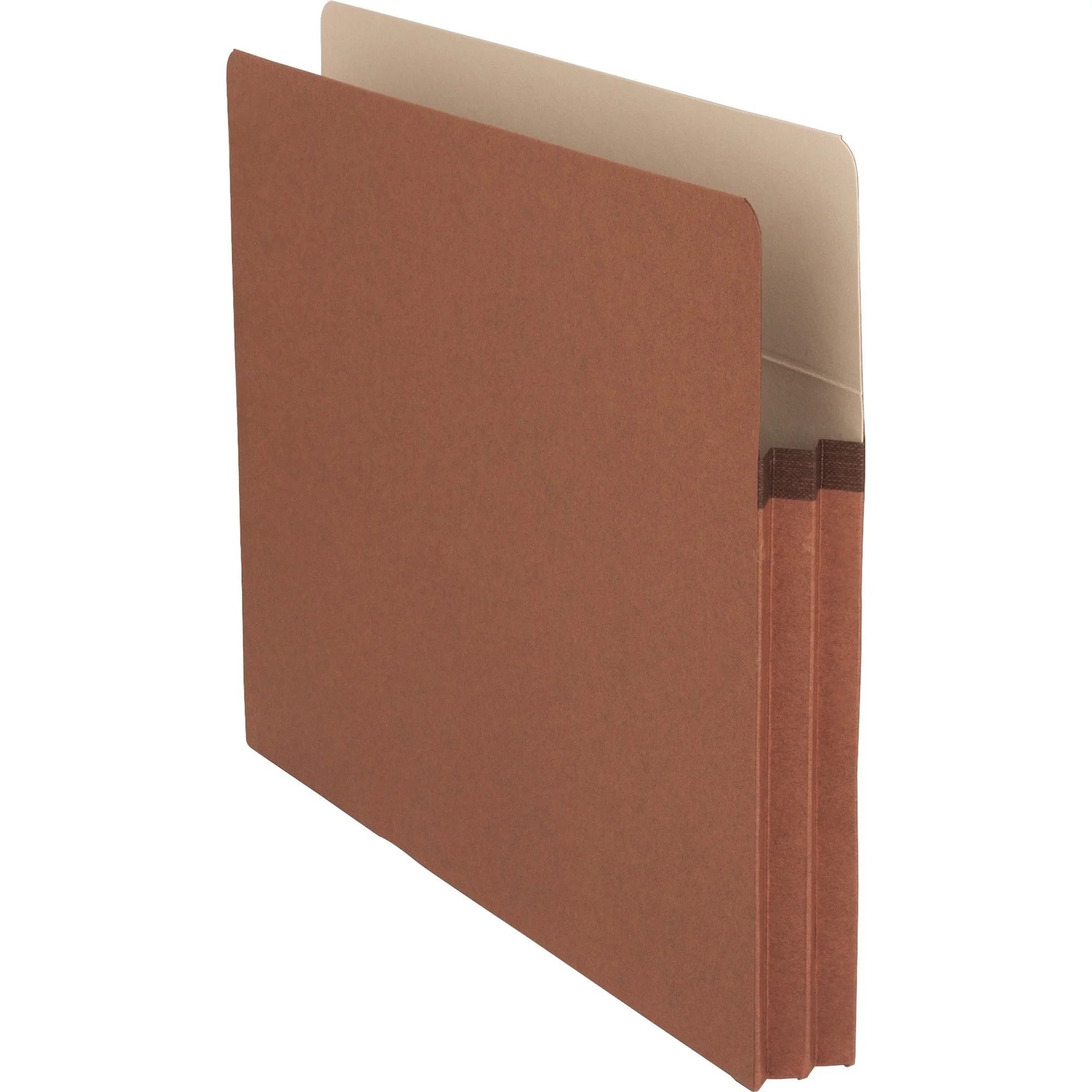 Business Source Recycled File Pocket - Redrope - 1 3/4’’ Expansion - Tear Proof - 25/Box - Expanding Files