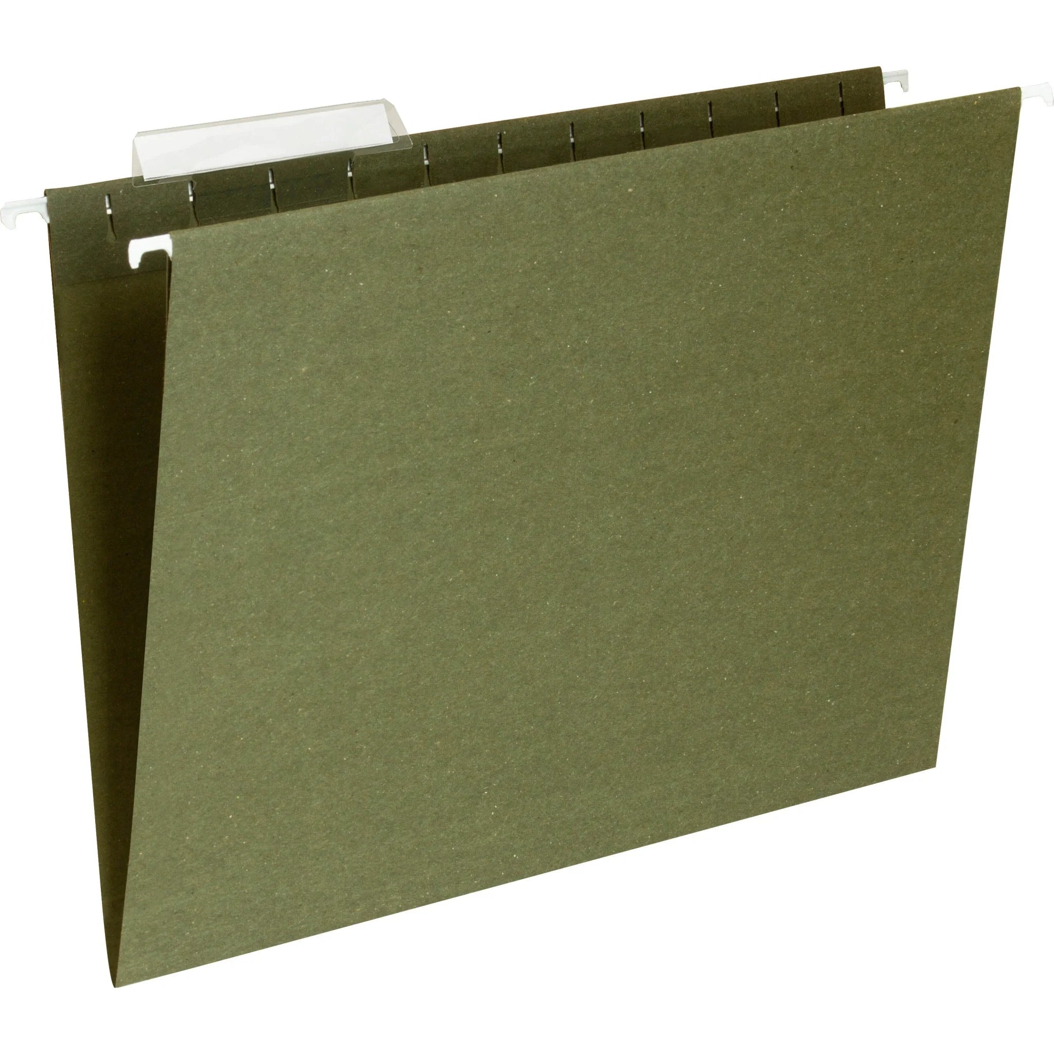 Business Source Recycled Hanging Folders - 8 1/2’’ x 11’’ - Standard Green - & Accessories