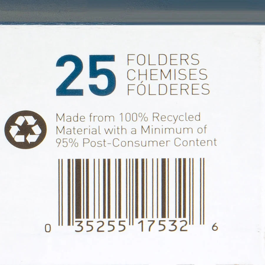 Business Source Recycled Hanging Folders - 8 1/2’’ x 11’’ - Standard Green - & Accessories