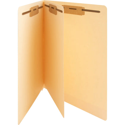 Business Source Recycled Medical File Folders - 8.5’’ x 11’’ - End Tab - 40/Box