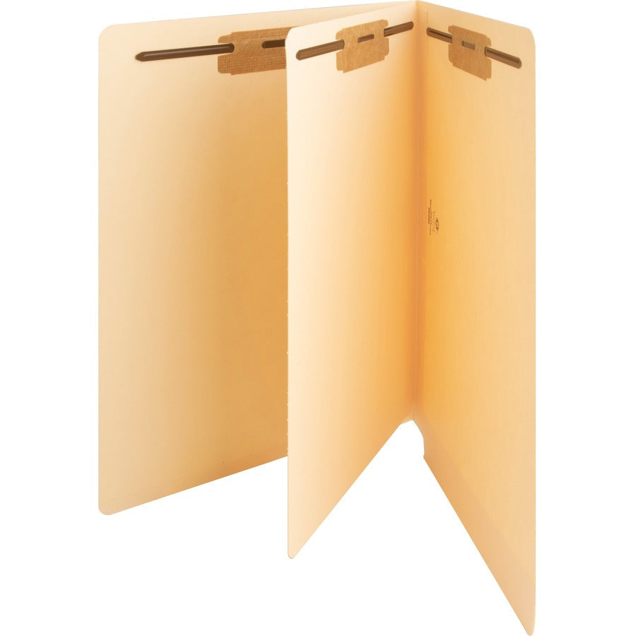 Business Source Letter Recycled Medical File Folder - 8 1/2’’ x 11’’ - 3/4’’ Expansion - 2’’ Fastener Capacity - End