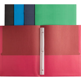 Business Source Recycled Pocket Folder - 8.5’’ x 11’’ - 100 Sheets Capacity - Folders