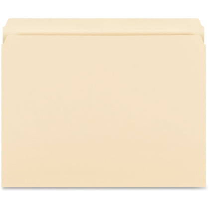 Business Source Recycled Storage Folders - 8 1/2’’ x 11’’ - 14 pt. - 1 Plys - 50/Box - Top Tab File