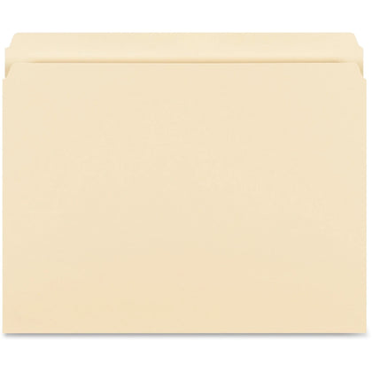 Business Source Recycled Storage Folders - 8 1/2’’ x 11’’ - 14 pt. - 1 Plys - 50/Box - Top Tab File