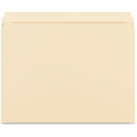 Business Source Recycled Storage Folders - 8 1/2’’ x 11’’ - 14 pt. - 1 Plys - 50/Box - Top Tab File