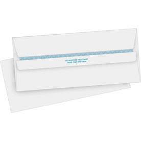 Business Source Regular Security Invoice Envelopes - #10 - 24 lb - White - 500/Box