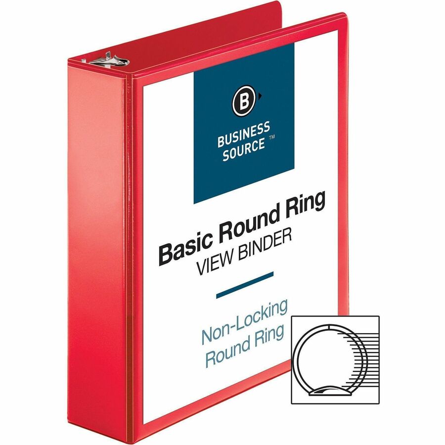 Business Source Round Ring Binder - Alternate-Image3