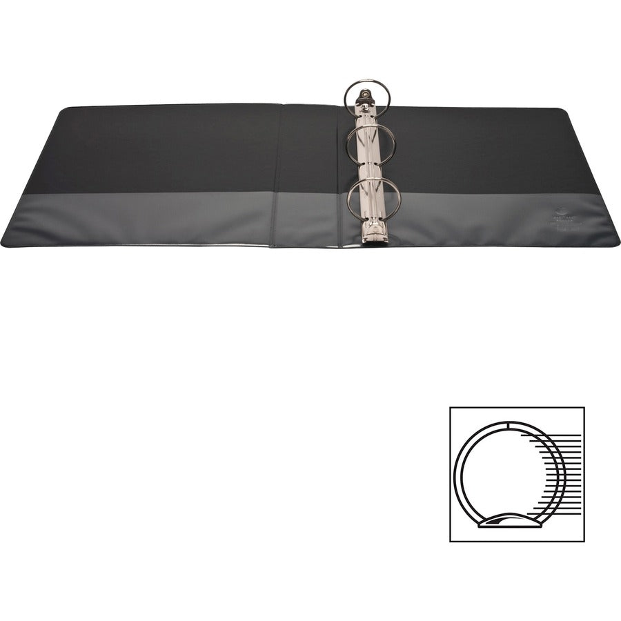 Business Source Round-ring View Binder - Top