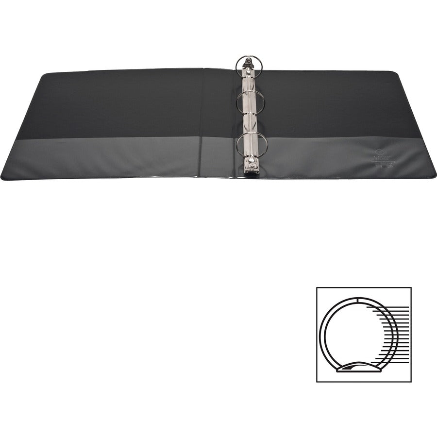 Business Source Round-ring View Binder - Top