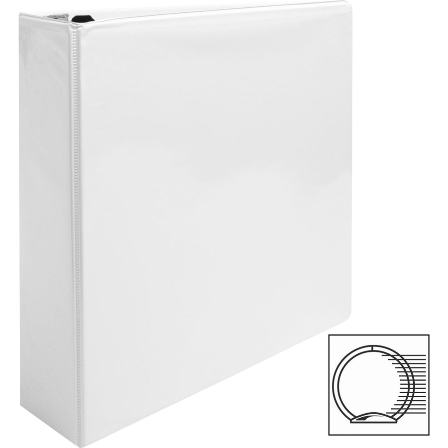 Business Source Round-ring View Binder - Left