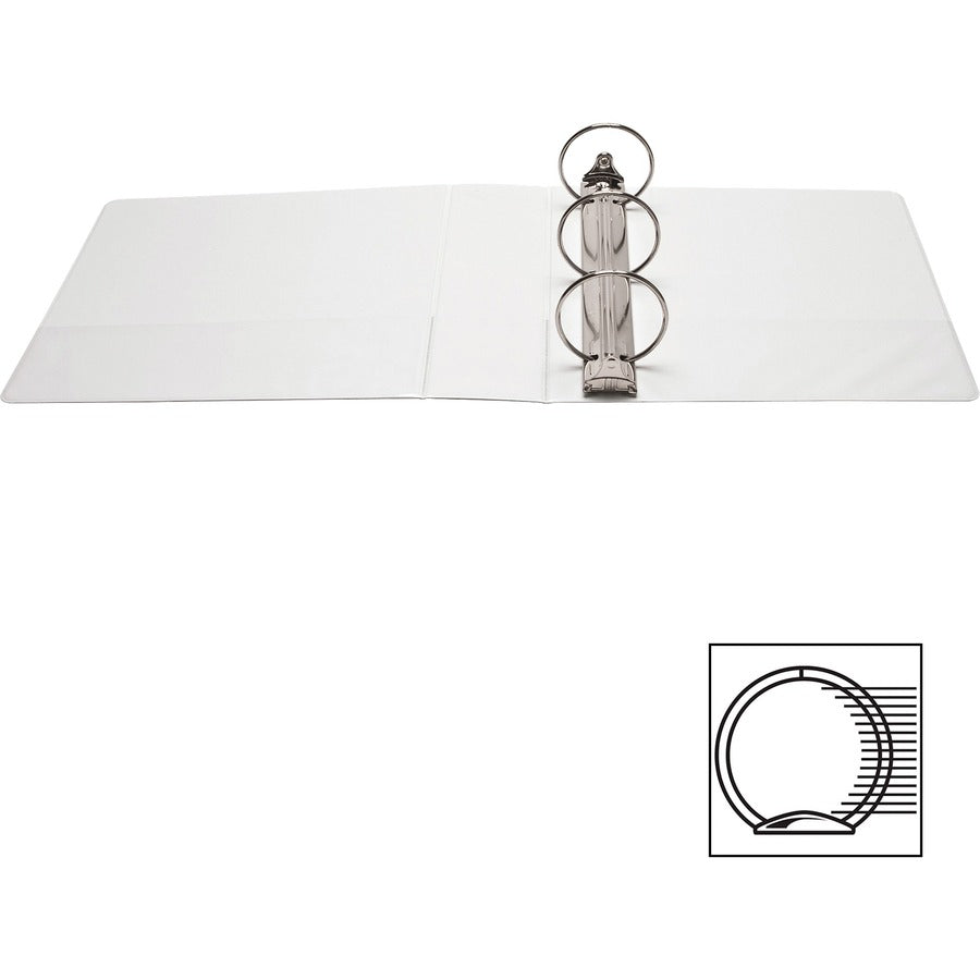 Business Source Round-ring View Binder - Top