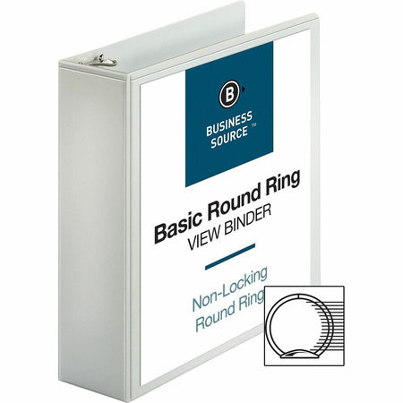 Business Source Round-ring View Binder - Alternate-Image3