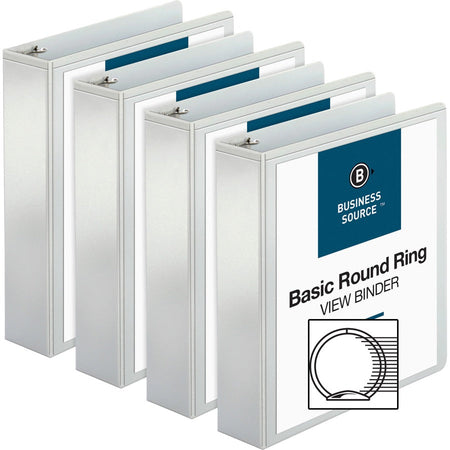 Business Source Round-ring View Binder - Alternate-Image1
