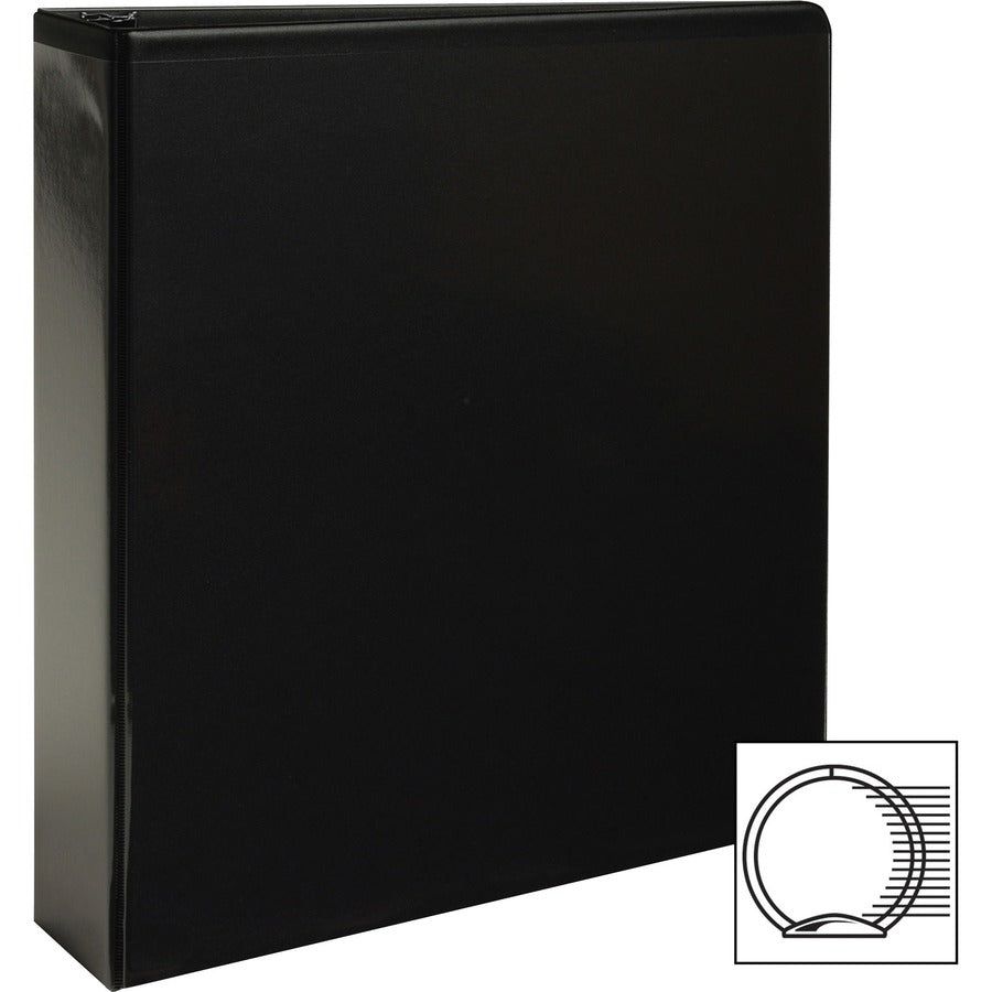 Business Source Round-ring View Binder - Left
