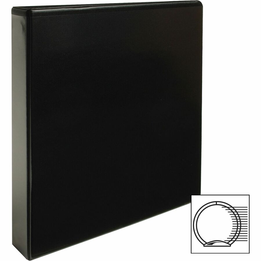 Business Source Round-ring View Binder - Left