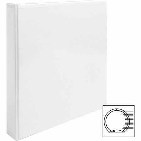 Business Source Round-ring View Binder - Left