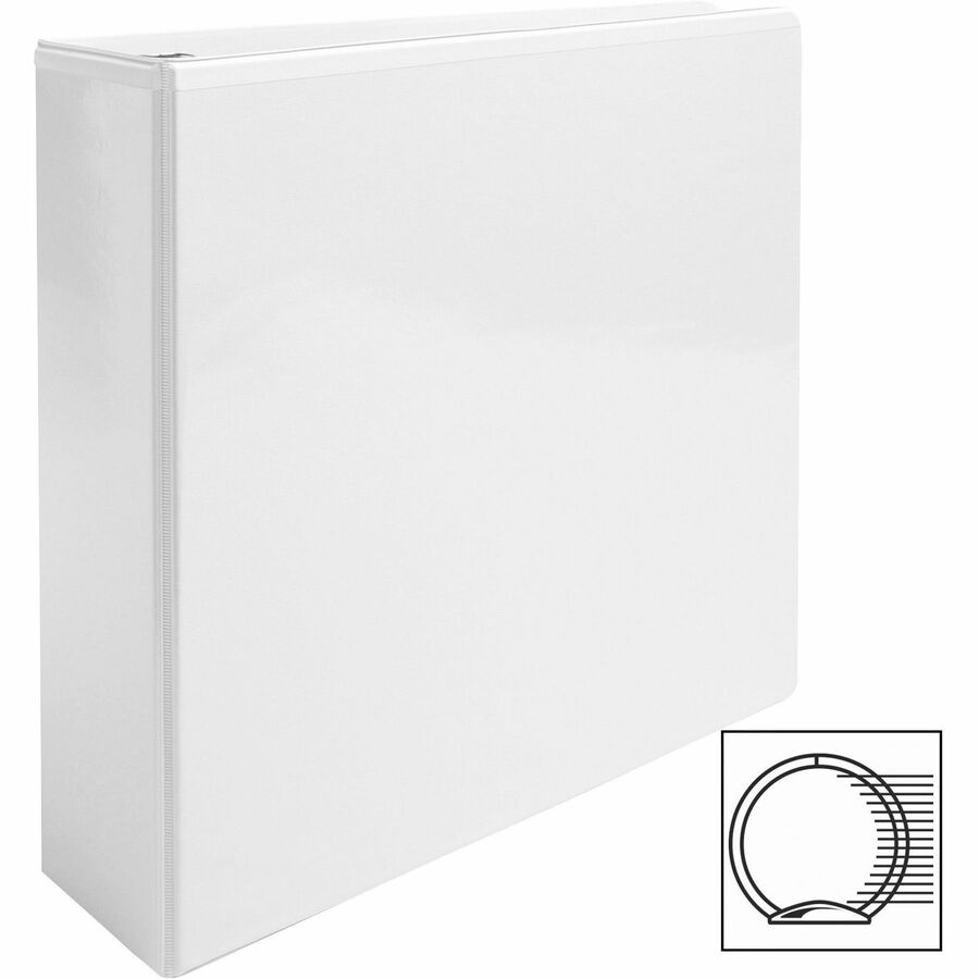 Business Source Round-ring View Binder - Left