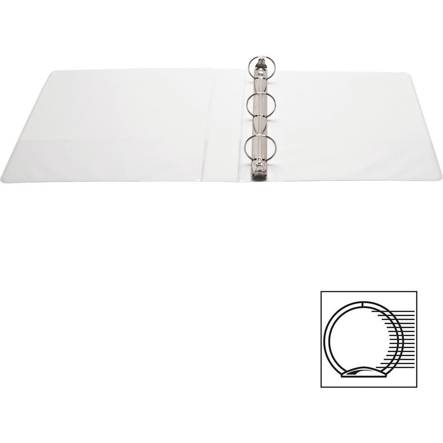 Business Source Round-ring View Binder - Top