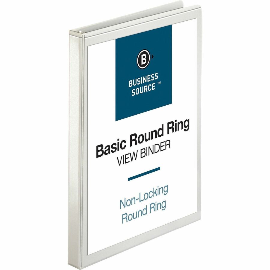 Business Source Round-ring View Binder - Alternate-Image3