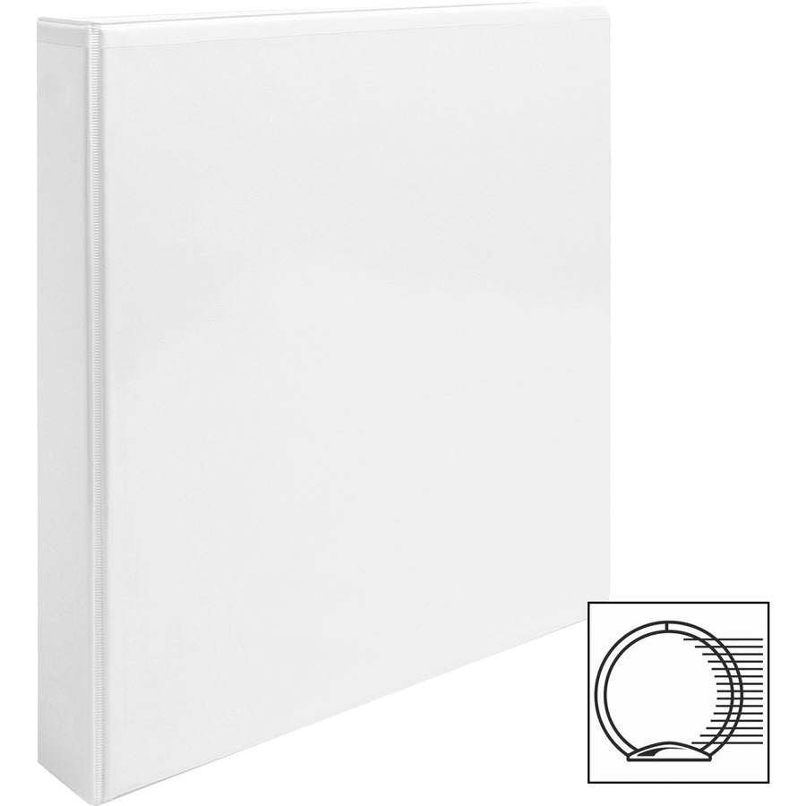 Business Source Round-ring View Binder - Left