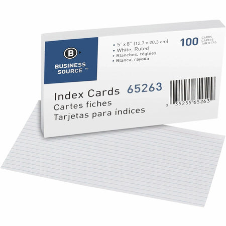 Business Source Ruled Index Cards - Organize Your Ideas Efficiently - & Accessories