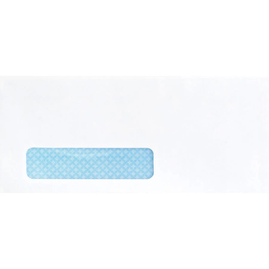 Business Source Security Tint Window Envelopes: #10 Peel & Seal White - 500/Box - Envelopes