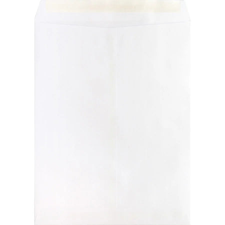 Business Source Self Sealing Catalog Envelopes - 10x13 - 28 lb - White - 100/Box - Large Format