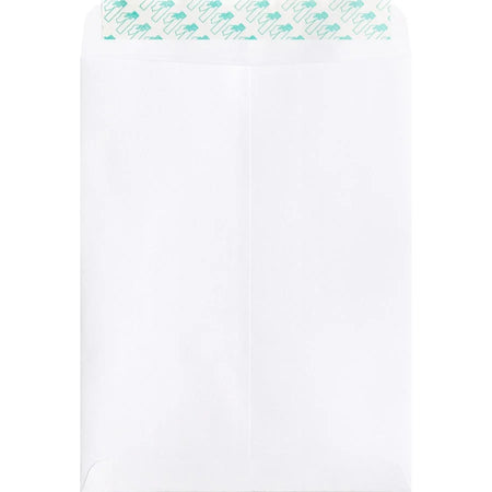 Business Source Self Sealing Catalog Envelopes - 9x12 - 28 lb - White - 100/Box - Large Format