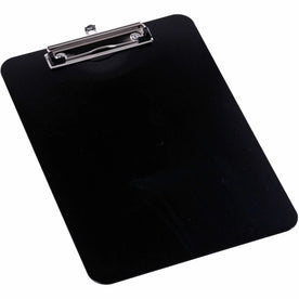 Business Source Shatterproof Clipboard - 8 1/2’’ x 11’’ Sheet Size - Plastic - Black - 1 Each - Clipboards