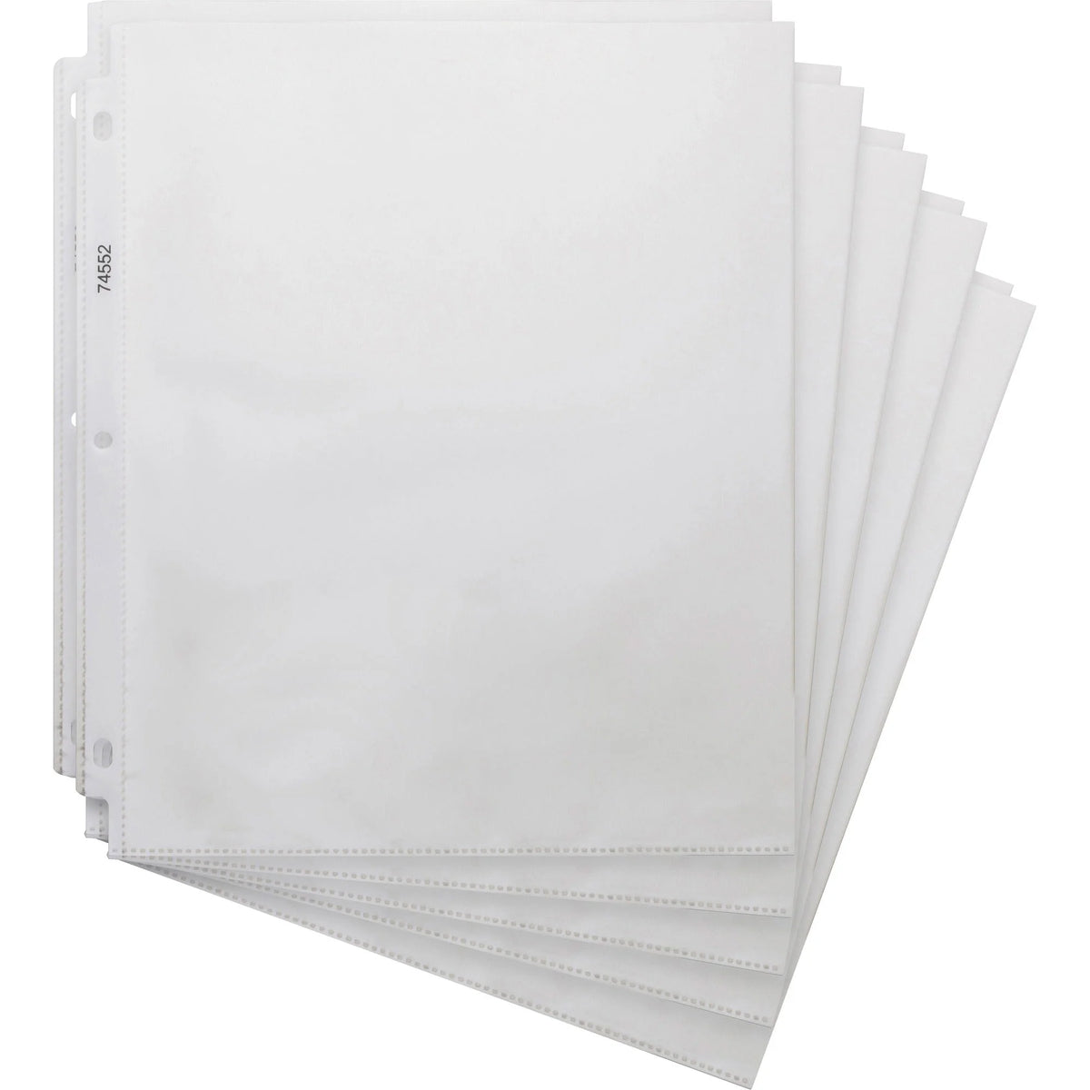 Business Source Sheet Protectors: 3.3 mil Letter Size Clear Polypropylene - 200/Box - Protectors