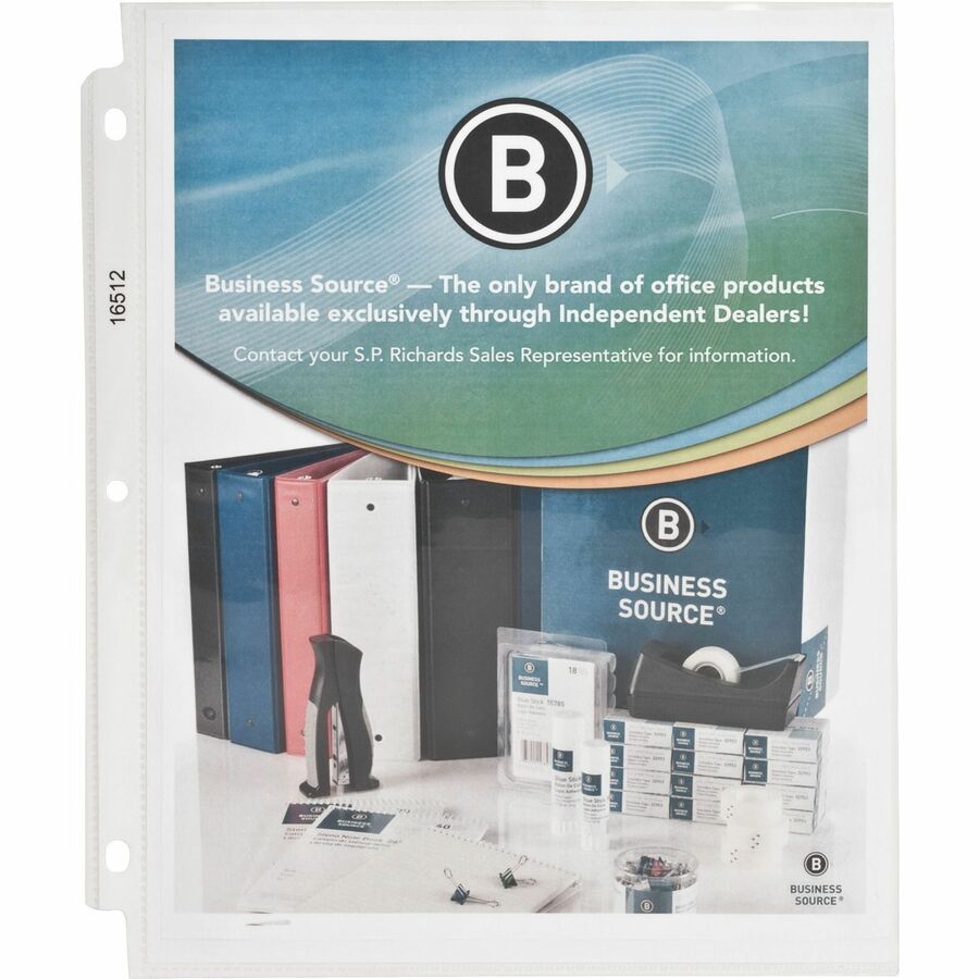 Business Source Sheet Protectors - Alternate-Image1