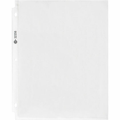 Business Source Sheet Protectors - Letter Size Non-glare 2.4 mil - 50 Pack