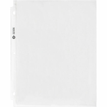 Business Source Sheet Protectors - Letter Size Non-glare 2.4 mil - 50 Pack